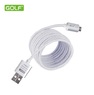 Golf Кабель зарядного устройства Micro USB (1 метр) silver LED